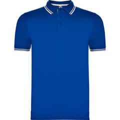 Polo krekls ar īsām piedurknēm, zils/balts цена и информация | Мужские футболки | 220.lv