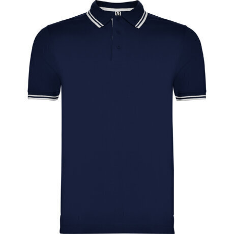 Polo krekls ar īsām piedurknēm, tumši zils/balts цена и информация | Vīriešu T-krekli | 220.lv