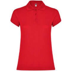 Polo krekls ar īsām piedurknēm sievietēm, sarkans cena un informācija | T-krekli sievietēm | 220.lv
