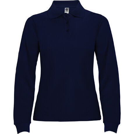 Polo krekls ar garām piedurknēm sievietēm, tumši zils cena un informācija | T-krekli sievietēm | 220.lv