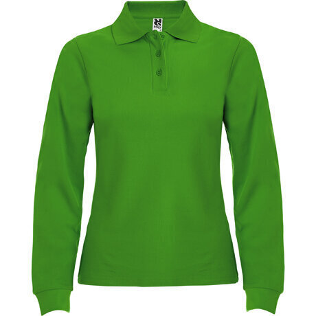 Polo krekls ar garām piedurknēm sievietēm, zaļš цена и информация | T-krekli sievietēm | 220.lv