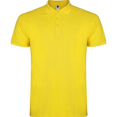 Polo krekls ar īsām piedurknēm vīriešiem, dzeltens cena un informācija | Vīriešu T-krekli | 220.lv
