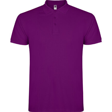 Polo krekls ar īsām piedurknēm vīriešiem, violets cena un informācija | Vīriešu T-krekli | 220.lv