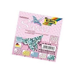 Оригами Folia Sweet 10x10 / 50 листов цена и информация | Тетради и бумажные товары | 220.lv