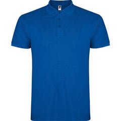 Polo krekls ar īsām piedurknēm, zils cena un informācija | Zēnu krekli | 220.lv