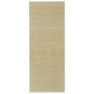vidaXL paklājs, 100x160 cm, dabīgas krāsas bambuss цена и информация | Paklāji | 220.lv
