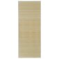 vidaXL paklājs, 160x230 cm, dabīgas krāsas bambuss цена и информация | Paklāji | 220.lv