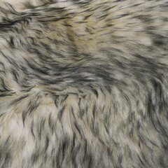 vidaXL aitādas paklājs, 60x180 cm, tumši pelēks un balts цена и информация | Ковры | 220.lv