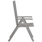 vidaXL atgāžami dārza krēsli, 2 gab., pelēks akācijas masīvkoks cena un informācija | Dārza krēsli | 220.lv