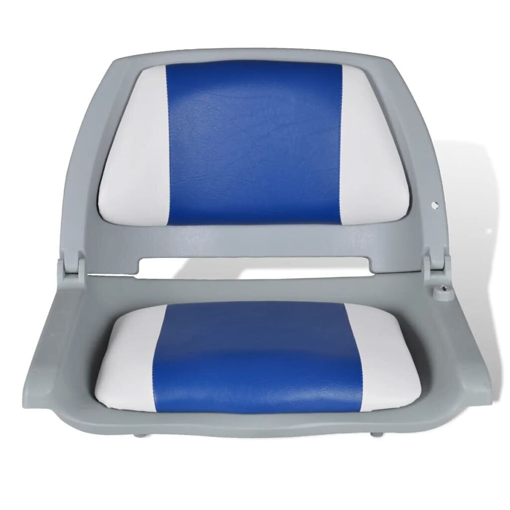vidaXL laivas krēsli, 2 gab., nolaižama atzveltne, 41x51x48 cm cena un informācija | Piederumi laivām un kajakiem | 220.lv