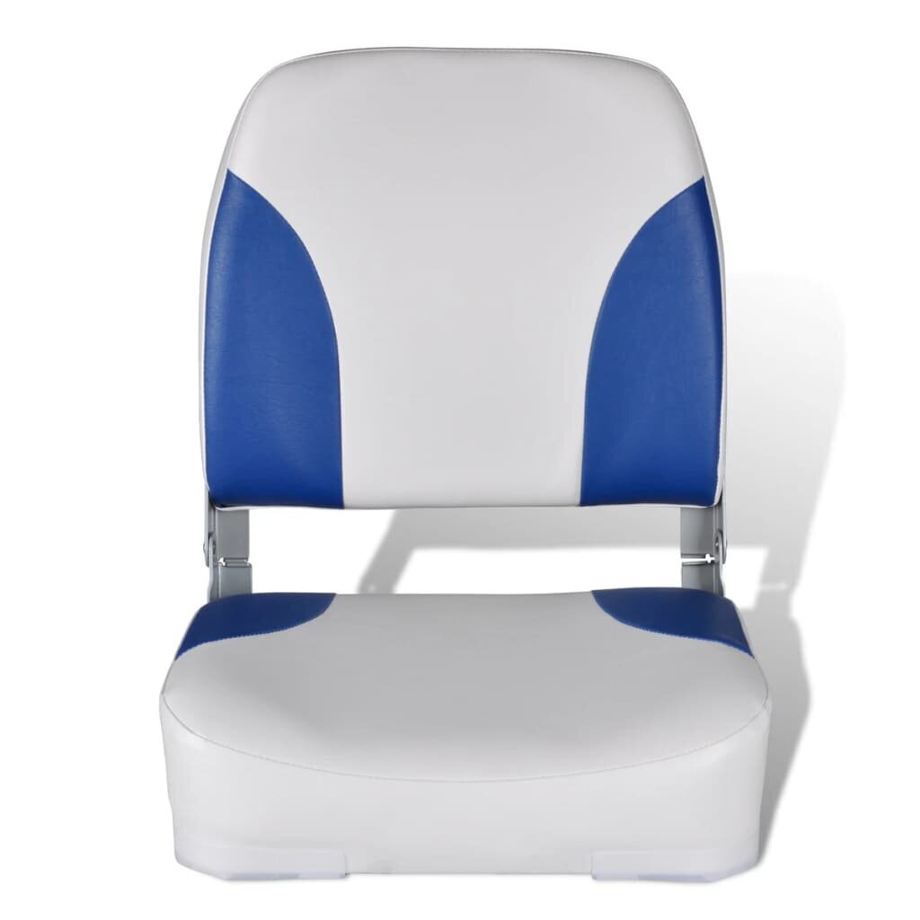 vidaXL laivas krēsli, 2 gab., nolaižama atzveltne, 41x36x48 cm цена и информация | Piederumi laivām un kajakiem | 220.lv