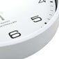 vidaXL radio vadāms sienas pulkstenis, kvarca mehānisms, 31 cm, balts cena un informācija | Pulksteņi | 220.lv