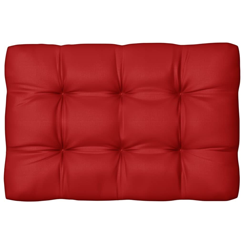 vidaXL palešu dīvānu matrači, 5 gab., sarkani цена и информация | Krēslu paliktņi | 220.lv