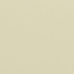 vidaXL balkona aizslietnis, 90x500 cm, krēmkrāsas audums cena un informācija | Saulessargi, markīzes un statīvi | 220.lv