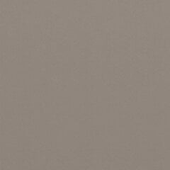 vidaXL balkona aizslietnis, 75x300 cm, pelēkbrūns audums cena un informācija | Saulessargi, markīzes un statīvi | 220.lv