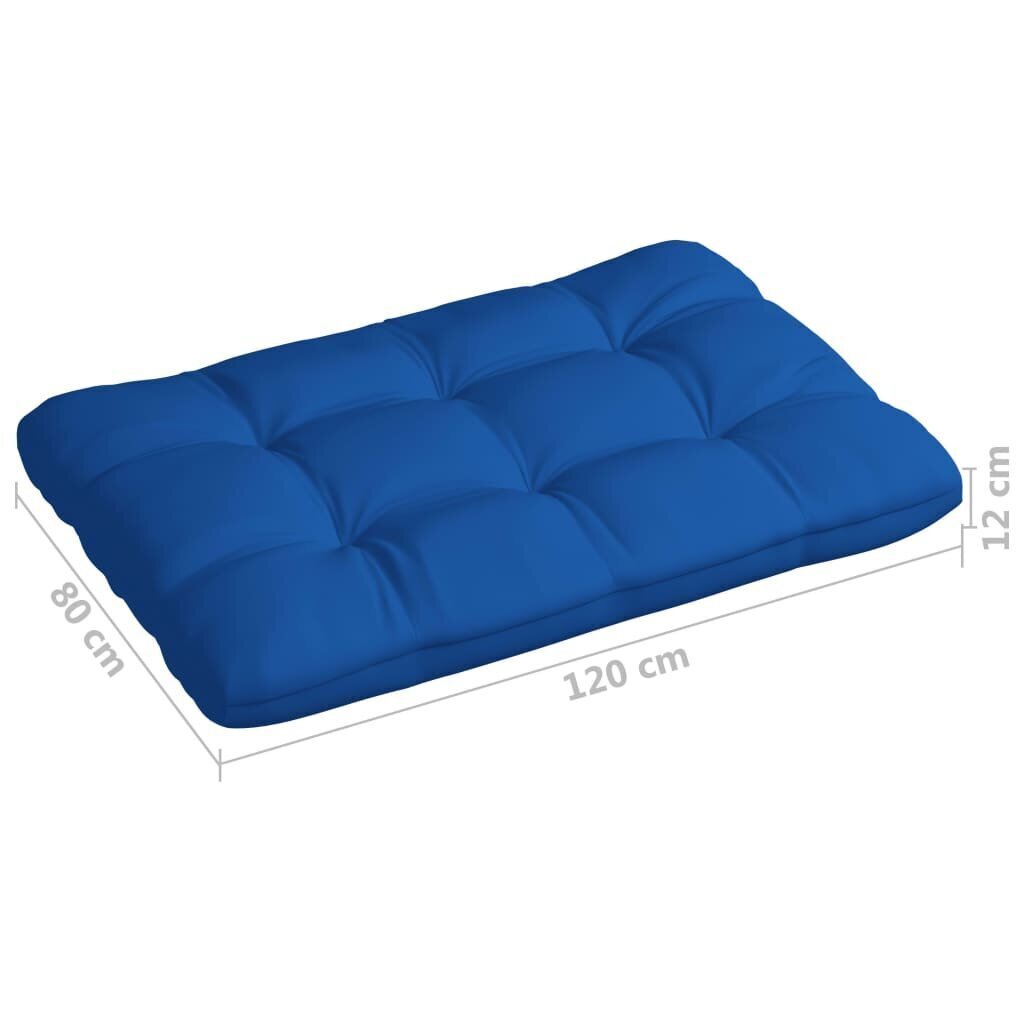 vidaXL palešu dīvānu matrači, 5 gab., koši zili цена и информация | Krēslu paliktņi | 220.lv
