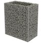 vidaXL gabions, augstā puķu kaste, cinkots tērauds, 90x50x100 cm cena un informācija | Puķu podi | 220.lv