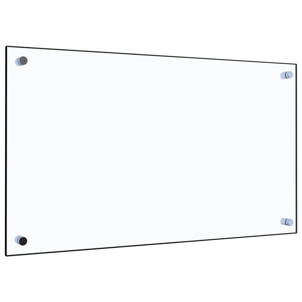 vidaXL virtuves panelis, 70x40 cm, rūdīts stikls, caurspīdīgs cena un informācija | Virtuves furnitūra | 220.lv