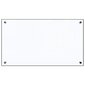 vidaXL virtuves panelis, 70x40 cm, rūdīts stikls, caurspīdīgs cena un informācija | Virtuves furnitūra | 220.lv
