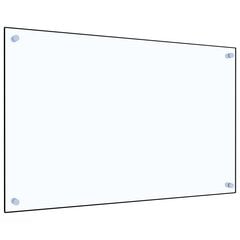 vidaXL virtuves panelis, 80x50 cm, rūdīts stikls, caurspīdīgs цена и информация | Комплектующие для кухонной мебели | 220.lv
