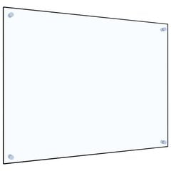 vidaXL virtuves panelis, 80x60 cm, rūdīts stikls, caurspīdīgs cena un informācija | Virtuves furnitūra | 220.lv