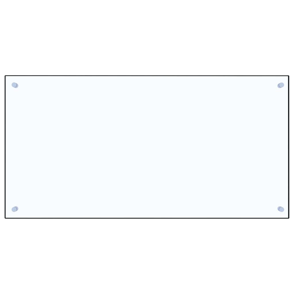 vidaXL virtuves panelis, 100x50 cm, caurspīdīgs rūdīts stikls cena un informācija | Virtuves furnitūra | 220.lv
