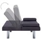 vidaXL izvelkams dīvāns ar 2 spilveniem, brūna mākslīgā āda cena un informācija | Dīvāni | 220.lv