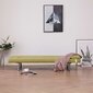 vidaXL izvelkams dīvāns ar 2 spilveniem, zaļš poliesters цена и информация | Dīvāni | 220.lv
