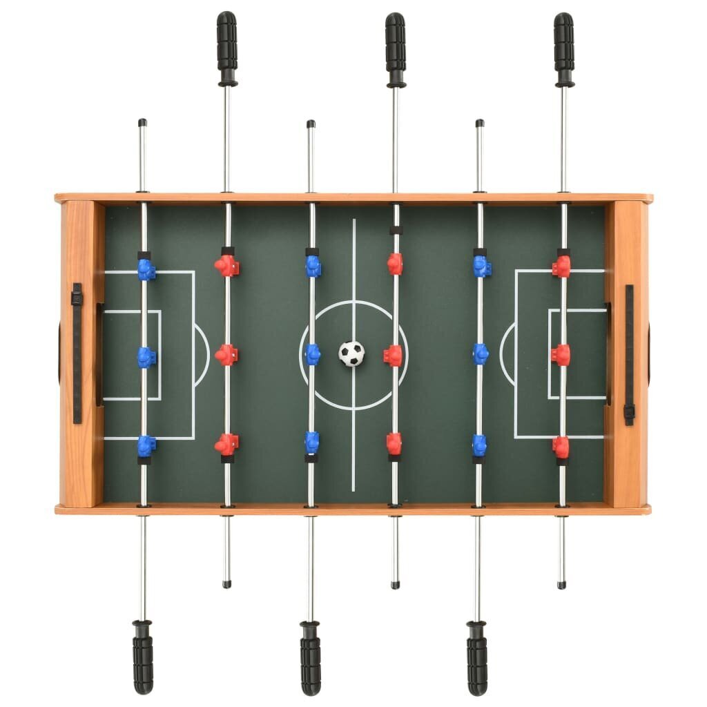 vidaXL mini galda futbols, kļavas koka krāsa, 69x37x62 cm cena un informācija | Galda spēles | 220.lv