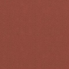 vidaXL balkona aizslietnis, 75x500 cm, sarkanbrūns oksforda audums cena un informācija | Saulessargi, markīzes un statīvi | 220.lv