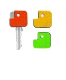 Krāsaini atslēgu identifikatori 70.200.51 cena un informācija | Kancelejas preces | 220.lv