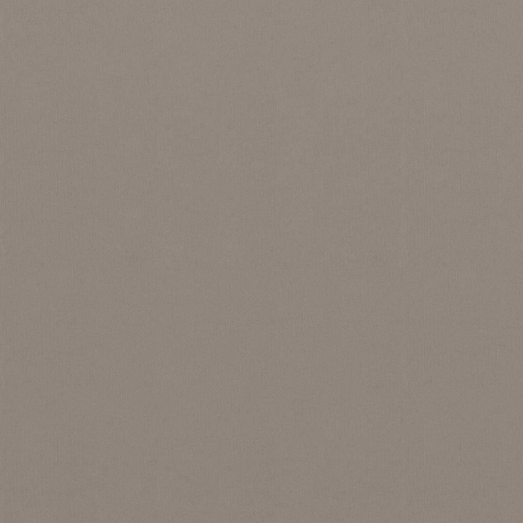vidaXL balkona aizslietnis, 90x500 cm, pelēkbrūns oksforda audums цена и информация | Saulessargi, markīzes un statīvi | 220.lv
