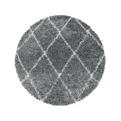 Ayyildiz paklājs Shaggy Alvor Grey 3401, apaļš, 160x160 cm cena un informācija | Paklāji | 220.lv