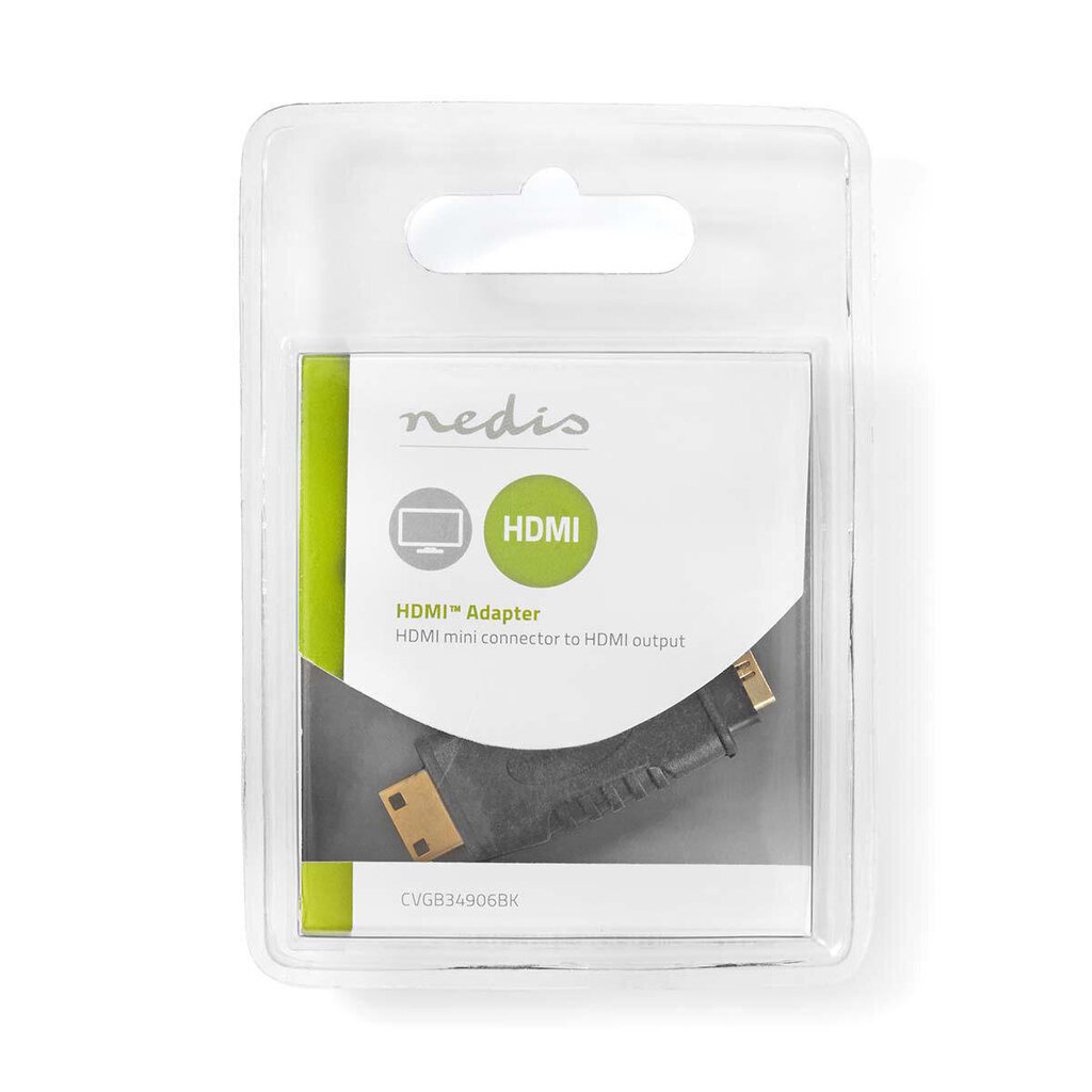 Nedis, HDMI F/Mini HDMI M cena un informācija | Kabeļi un vadi | 220.lv