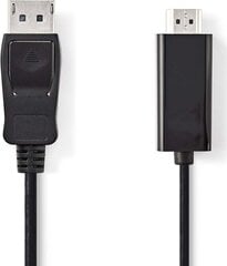 Kabeļa DisplayPort sprausla - HDMI sprausla, plastmasas maisiņš, 2m cena un informācija | Kabeļi un vadi | 220.lv
