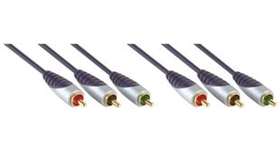 Premium SVL3301, 3RCA-3RCA, 1 м цена и информация | Кабели и провода | 220.lv