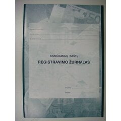 Nosūtāmo (izejošo) dokumentu reģistrācijas žurnāls A4, 40 lappuses цена и информация | Тетради и бумажные товары | 220.lv