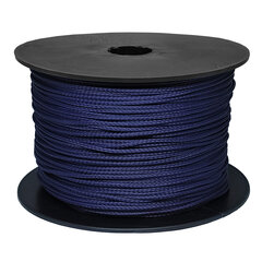 Веревка для вязания 2 мм. цвет синий глянцевый(Нр. 91) 200 м. цена и информация | Принадлежности для вязания крючком | 220.lv