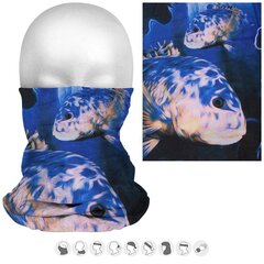Sejas maska/šalle ar apdruku, dažādu krāsu cena un informācija | Vīriešu cepures, šalles, cimdi | 220.lv