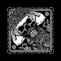 Lakats - bandana, Amon Amarth cena un informācija | Vīriešu cepures, šalles, cimdi | 220.lv