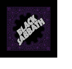 Lakats - bandana, Black Sabbath cena un informācija | Vīriešu cepures, šalles, cimdi | 220.lv