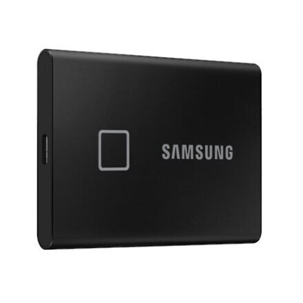 Ārējais cietais disks Samsung T7 TOUCH 1TB SSD M.2, melns cena un informācija | Ārējie cietie diski | 220.lv