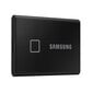 Ārējais cietais disks Samsung T7 TOUCH 1TB SSD M.2, melns цена и информация | Ārējie cietie diski | 220.lv