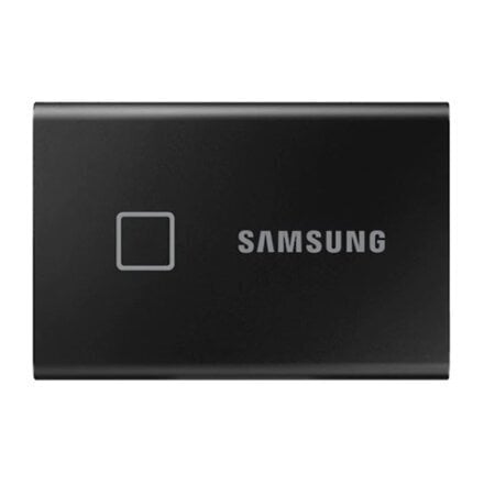 Ārējais cietais disks Samsung T7 TOUCH 1TB SSD M.2, melns cena un informācija | Ārējie cietie diski | 220.lv