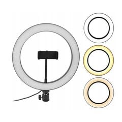 Кольцеобразная Led лампа с пультом 30Вт, без стойки цена и информация | Осветительное оборудование для фотосъемок | 220.lv