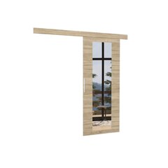 Двери для ниши с зеркалом ADRK Furniture Brit 96, дубовый цвет цена и информация | Шкафы | 220.lv
