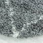 Ayyildiz paklājs Shaggy Alvor Grey 3401, apaļš, 200x200 cm cena un informācija | Paklāji | 220.lv
