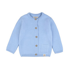 Adīta jaka zīdainim, zila cena un informācija | Džemperi, vestes, jaciņas zīdaiņiem | 220.lv