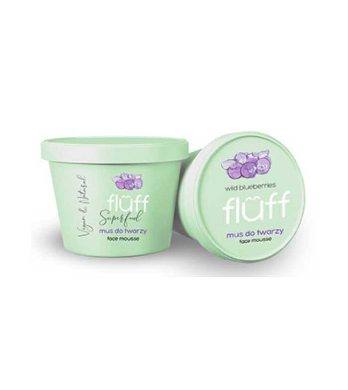 Attīrošas sejas putas Fluff Wild Blueberries 50 ml cena un informācija | Sejas ādas kopšana | 220.lv