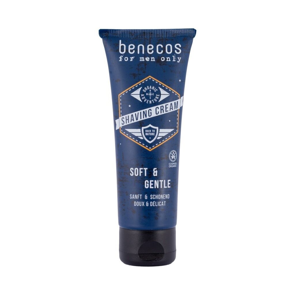 Skūšanās krēms Benecos For Men Only 75 ml cena un informācija | Skūšanās piederumi, kosmētika | 220.lv